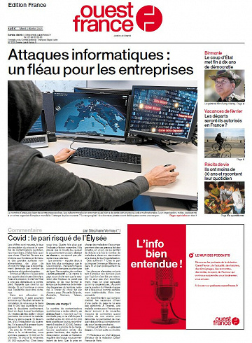 Ouest France - Mardi 2 Janvier 2021