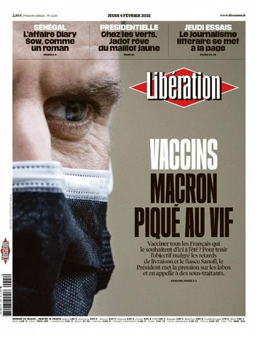 Libération du Jeudi 4 Février 2021
