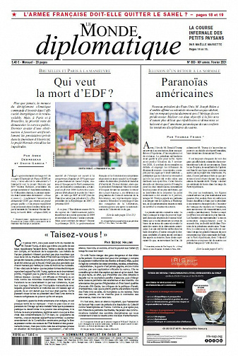 Le Monde diplomatique N°803 - Fevrier 2021