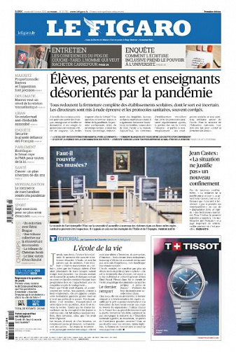 Le Figaro du Vendredi 5 Février 2021