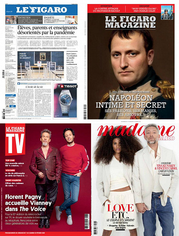 Pack Le Figaro et ses 3 suppléments - Vendredi 5 Février 2021