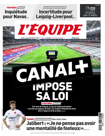 L’equipe du Vendredi 5 Février 2021