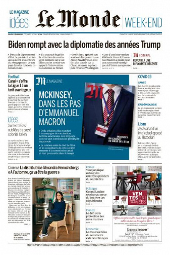 Le Monde du Samedi 6 Février 2021