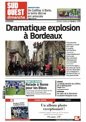 Sud Ouest Dimanche - Gironde - Dimanche 7 Février 2021