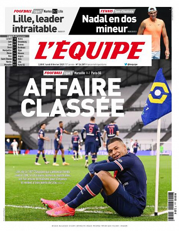 L’equipe du Lundi 8 Février 2021