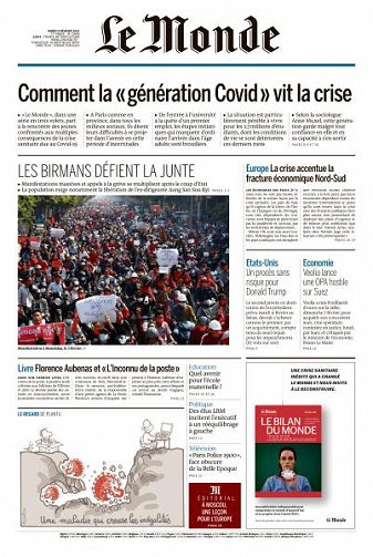 Le Monde du Mardi 9 Février 2021