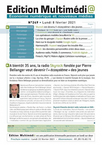 Édition Multimédia - 8 Février 2021
