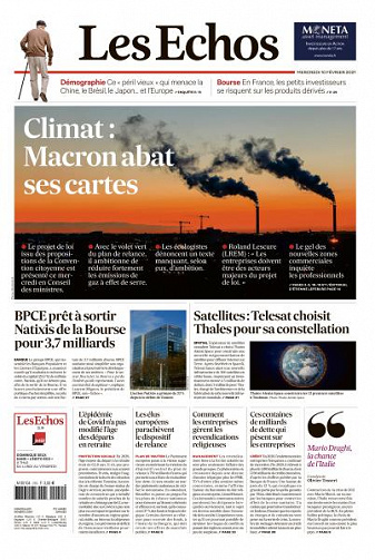 Les Echos du Mercredi 10 Février 2021