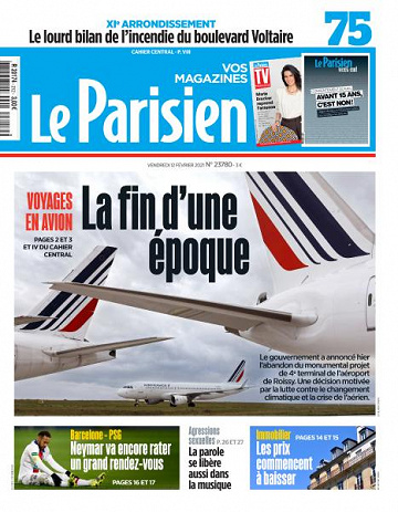 Le Parisien du Vendredi 12 Février 2021