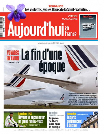 Aujourd’hui en France - 12 Février 2021