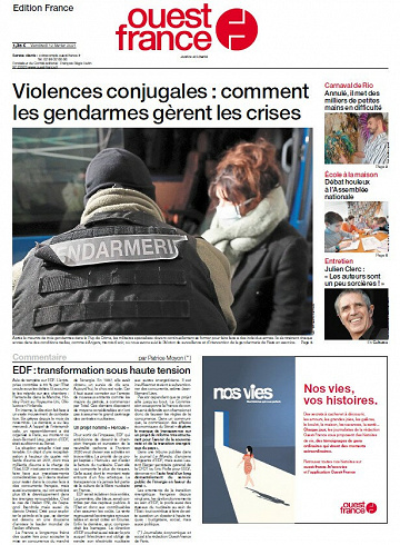 Ouest France - Vendredi 12 Février 2021