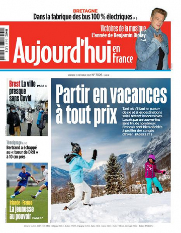 Aujourd’hui en France - 13 Février 2021