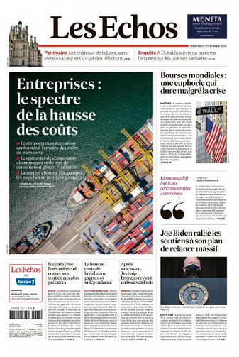 Les Echos du Mercredi 17 Février 2021