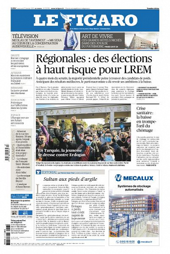 Le Figaro du Mercredi 17 Février 2021