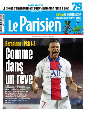 Le Parisien du Mercredi 17 Février 2021