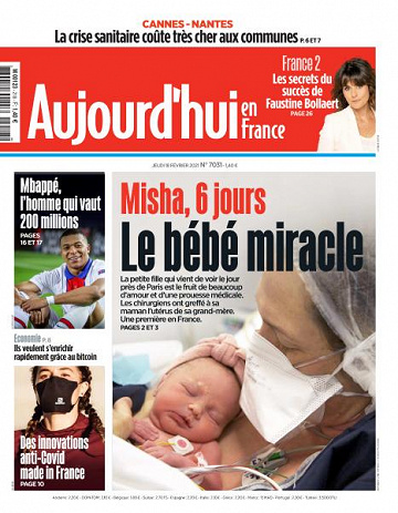 Aujourd’hui en France - 18 Février 2021