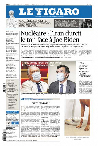Le Figaro du Vendredi 19 Février 2021