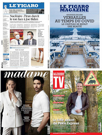 Pack Le Figaro et ses 3 suppléments - Vendredi 19 Février 2021