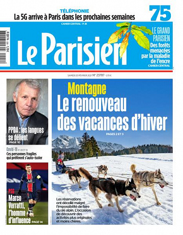 Le Parisien du Samedi 20 Février 2021