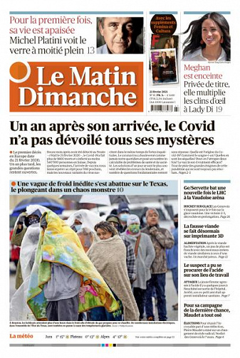 Le Matin Dimanche - 21 Février 2021