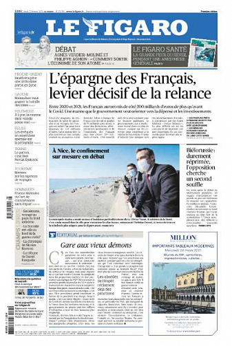Le Figaro du Lundi 22 Février 2021