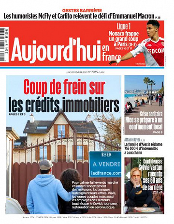 Aujourd’hui en France - 22 Février 2021