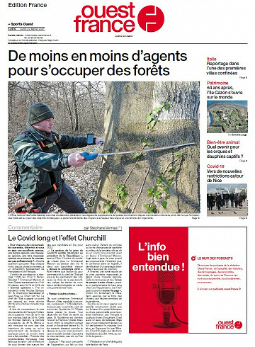 Ouest France - Lundi 22 Février 2021