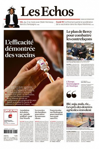 Les Echos du Mardi 23 Février 2021