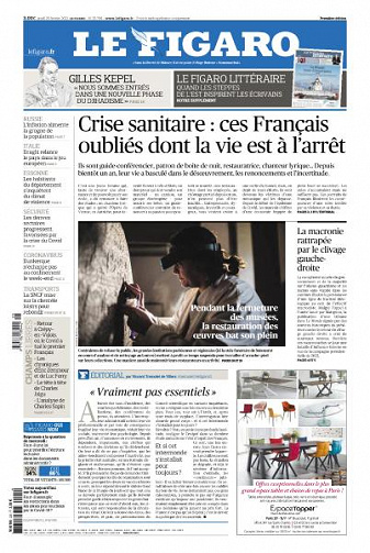 Le Figaro du Jeudi 25 Février 2021