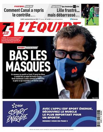 L’equipe du Vendredi 26 Février 2021