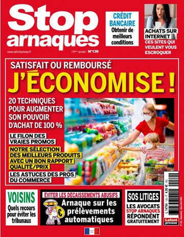 Stop Arnaques - Mars-Avril 2021