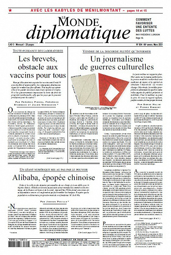 Le Monde Diplomatique N°804 - Mars 2021