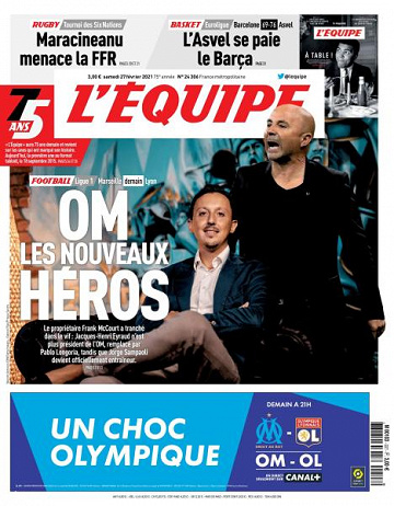 L’equipe du Samedi 27 Février 2021