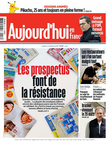 Aujourd’hui en France - 27 Février 2021