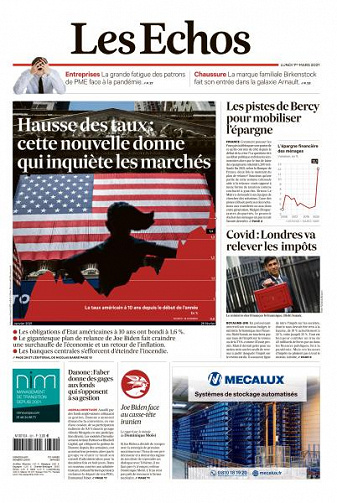 Les Echos du Lundi 1er Mars 2021