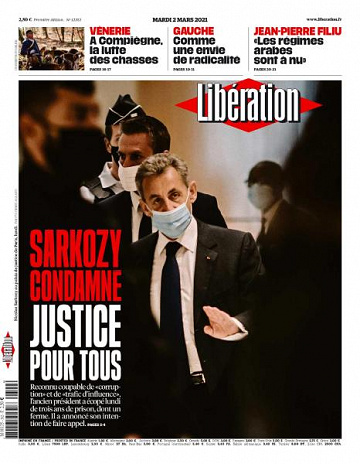Libération du Mardi 2 Mars 2021