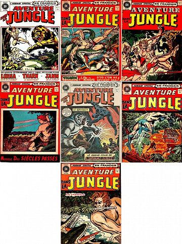 Aventure dans la jungle - Tomes 01 A 07