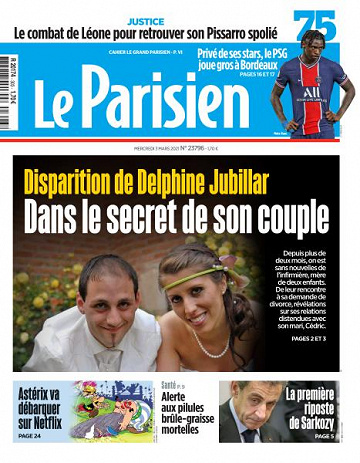 Le Parisien du Mercredi 3 Mars 2021