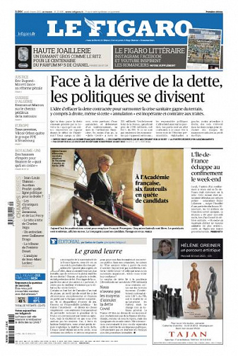 Le Figaro du Jeudi 4 Mars 2021