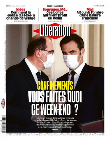 Libération du Jeudi 4 Mars 2021