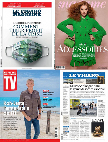 Pack Le Figaro et ses 3 suppléments - Vendredi 5 Mars 2021