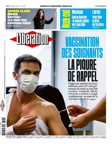 Libération du Samedi 6 et Dimanche 7 Mars 2021