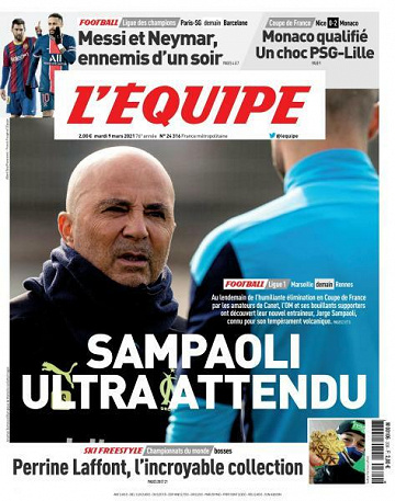 L’equipe du Mardi 9 Mars 2021