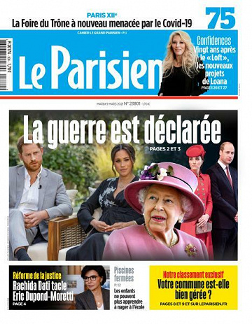 Le Parisien du Mardi 9 Mars 2021