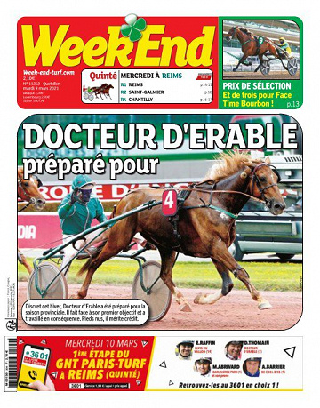Week end du mardi 9 mars 2021