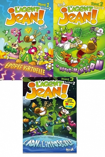 L'Agent Jean ! - saison 2 - Tomes 1 à 3
