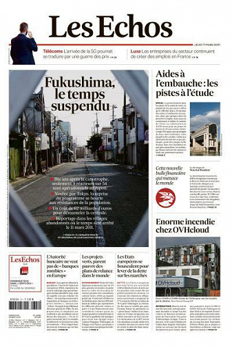 Les Echos du Jeudi 11 Mars 2021