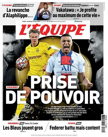 L’equipe du Vendredi 12 Mars 2021
