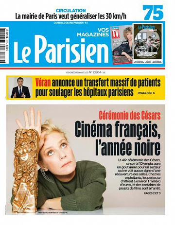 Le Parisien du Vendredi 12 Mars 2021