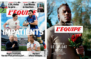 Pack L’Equipe + L’Equipe Magazine - Samedi 13 Mars 2021